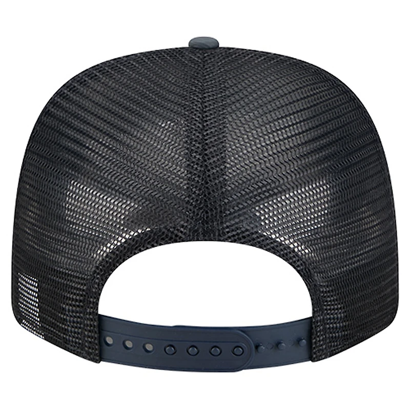 Men's New Era Denim/Navy Cleveland Guardians Aztec Denim 9SEVENTY Adjustable Hat