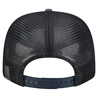 Men's New Era Denim/Navy Cleveland Guardians Aztec Denim 9SEVENTY Adjustable Hat