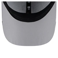 Men's New Era  Gray Cleveland Guardians Linear 39THIRTY Flex-Fit Hat