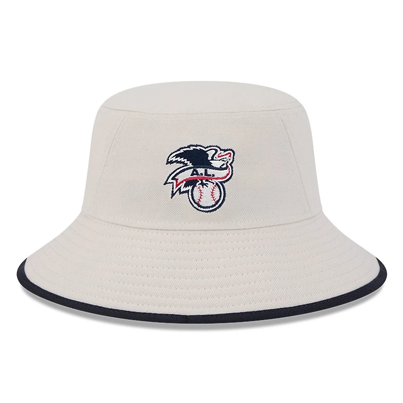Men's New Era  Khaki Cleveland Guardians 2024 Fourth of July Bucket Hat