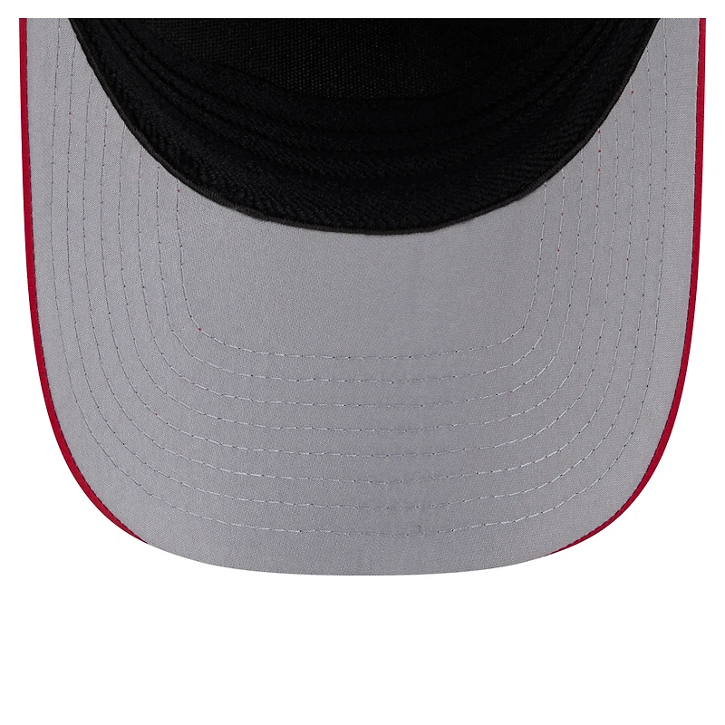 Men's New Era Navy/Red Cleveland Guardians Rope M-Crown A-Frame 39THIRTY Flex Hat