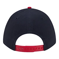 Men's New Era Navy/Red Cleveland Guardians Team Loyal 9FORTY M-Crown Adjustable Hat