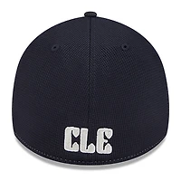 Men's New Era Navy/White Cleveland Guardians City Connect Batting Practice 39THIRTY Flex Hat
