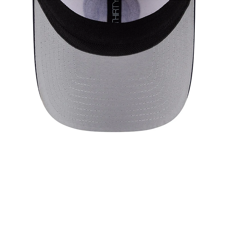 Men's New Era Navy/White Cleveland Guardians City Connect Batting Practice 39THIRTY Flex Hat