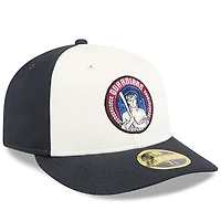 Men's New Era Navy/White Cleveland Guardians City Connect Batting Practice Low Profile 59FIFTY Fitted Hat