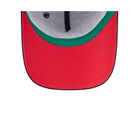 Men's New Era  Navy Cleveland Guardians 2025 Big League Chew A-Frame 9FORTY Adjustable Trucker Hat