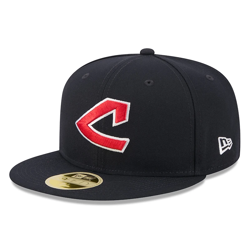 Men's New Era Navy Cleveland Guardians 2026 Baseball Hall of Fame 59FIFTY Fitted Hat