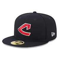 Men's New Era Navy Cleveland Guardians 2026 Baseball Hall of Fame 59FIFTY Fitted Hat