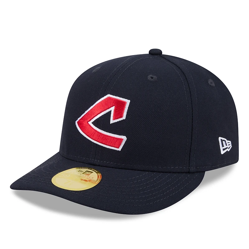 Men's New Era Navy Cleveland Guardians 2026 Baseball Hall of Fame 59FIFTY Low Profile Fitted Hat