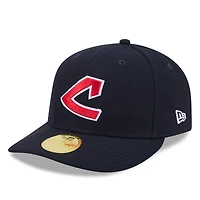Men's New Era Navy Cleveland Guardians 2026 Baseball Hall of Fame 59FIFTY Low Profile Fitted Hat