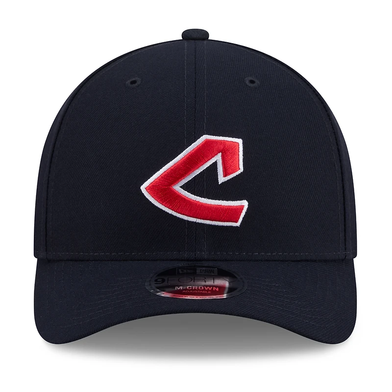Casquette ajustable New Era M-Crown pour homme, bleu marine, Cleveland Guardians, Temple de la renommée du baseball 2026