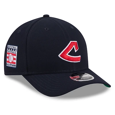 Men's New Era Navy Cleveland Guardians 2026 Baseball Hall of Fame 9FORTY M-Crown Adjustable Hat