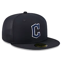 Men's New Era Navy Cleveland Guardians 2026 Batting Practice 59FIFTY Fitted Hat
