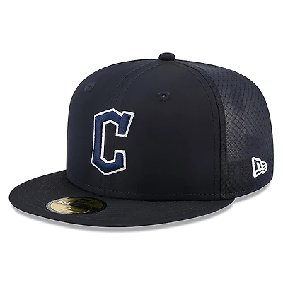 Casquette ajustée New Era 59FIFTY marine Cleveland Guardians 2026 pour homme