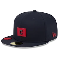 Men's New Era  Navy Cleveland Guardians 2026 Clubhouse 59FIFTY Fitted Hat