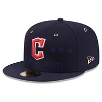 Casquette ajustée New Era 59FIFTY pour homme, bleu marine, Cleveland Guardians, match des étoiles de la MLB 2026