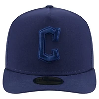Men's New Era Navy Cleveland Guardians Color Pack A-Frame 59FIFTY Fitted Hat