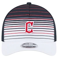 Men's New Era  Navy Cleveland Guardians Gradient 9FORTY M-Crown Adjustable Hat