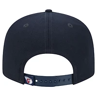 Men's New Era Navy Cleveland Guardians Logo Strike 9FIFTY Snapback Hat