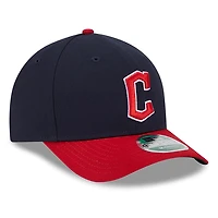 Men's New Era  Navy Cleveland Guardians Player Replica 9FORTY Adjustable Hat