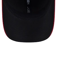 Men's New Era  Red/Black Cleveland Guardians Replica 9FORTY Adjustable Hat