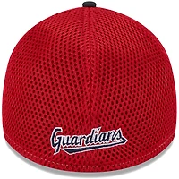 Casquette Flex New Era Cleveland Guardians Team Neo 39THIRTY pour homme bleu marine