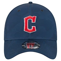 Men's New Era Navy Cleveland Guardians Tonal Camo 39THIRTY Flex Hat