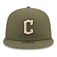 Men's New Era  Olive Cleveland Guardians 2026 Armed Forces Day 59FIFTY Fitted Hat