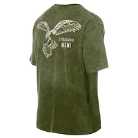 Men's New Era  Olive Cleveland Guardians 2026 Armed Forces Day T-Shirt