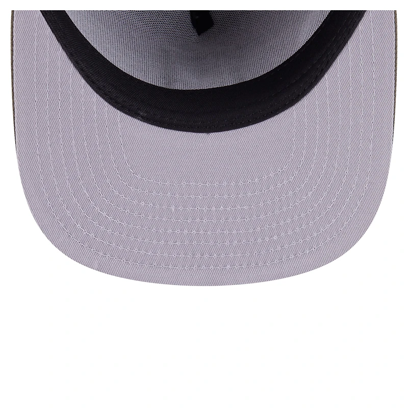 Men's New Era Olive Cleveland Guardians Color Pack A-Frame 59FIFTY Fitted Hat