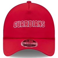 Men's New Era Red Cleveland Guardians 2026 Batting Practice Alternate Apex 9FORTY Adjustable Hat