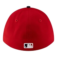 Casquette New Era rouge Cleveland Guardians Player Replica 39THIRTY M-Crown Flex pour homme