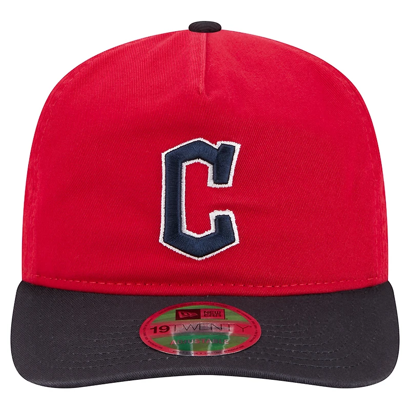 Men's New Era  Red Cleveland Guardians Team 19TWENTY Adjustable Hat