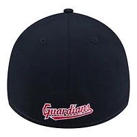 Men's New Era  Stone Cleveland Guardians 2026 Spring Training Fan Pack Gradient 39THIRTY Flex Hat