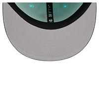 Men's New Era Turquoise/Charcoal Cleveland Guardians Two-Tone Color Pack 59FIFTY Fitted Hat
