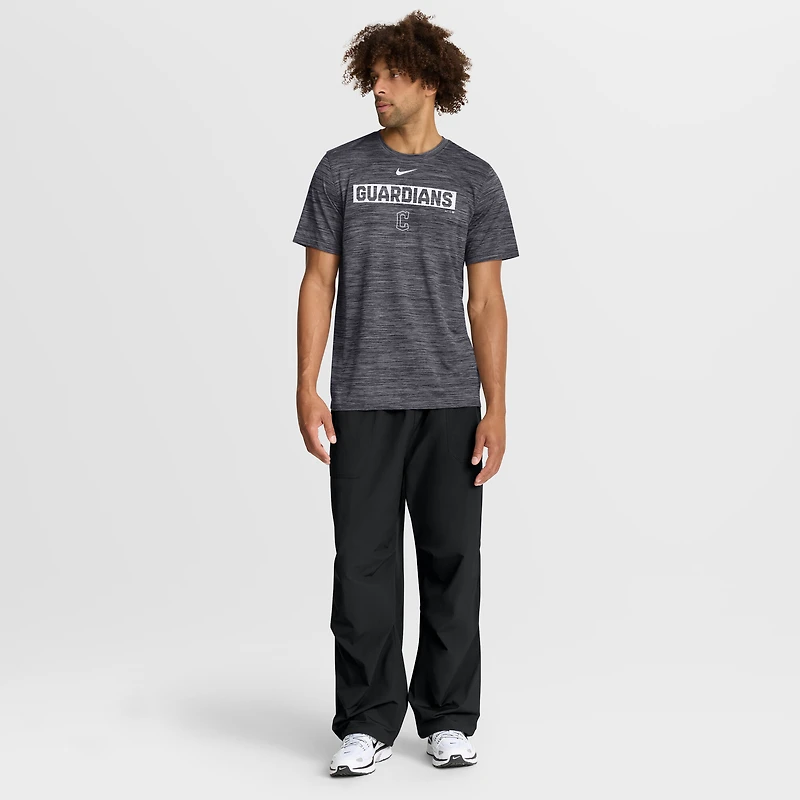 Men's Nike Black Cleveland Guardians Velocity Dri-FIT T-Shirt