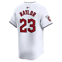 Men's Nike Bo Naylor White Cleveland Guardians Home Limited Player Jersey