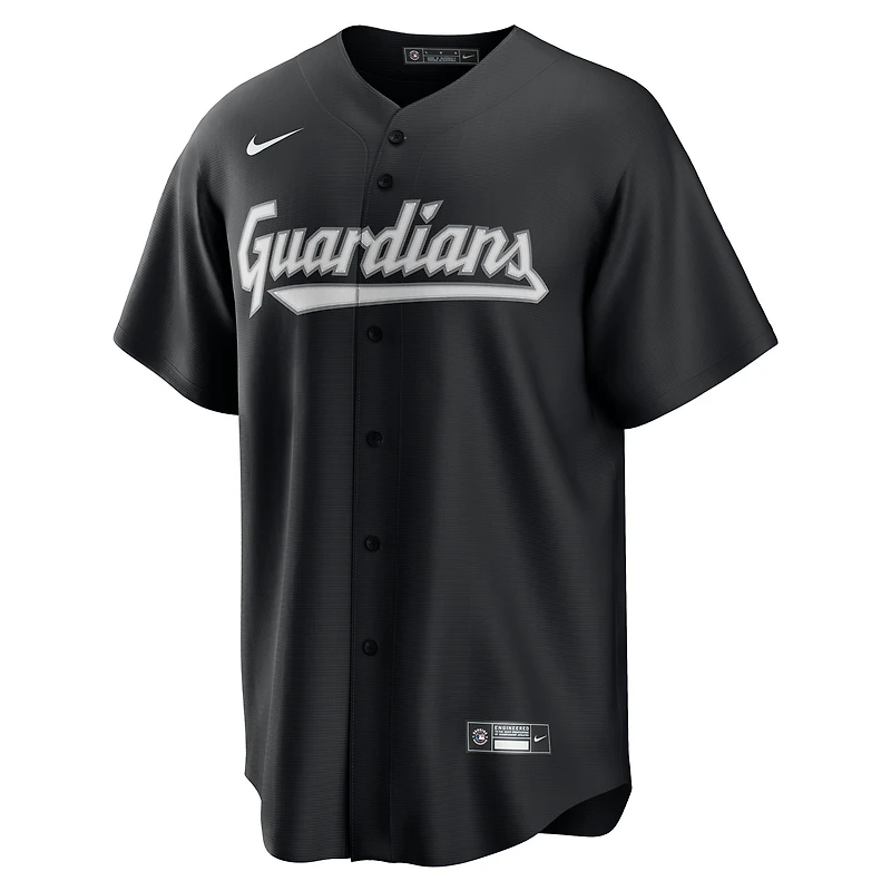 Men's Nike José Ramírez Black Cleveland Guardians  Replica Player Jersey