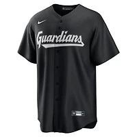 Men's Nike José Ramírez Black Cleveland Guardians  Replica Player Jersey