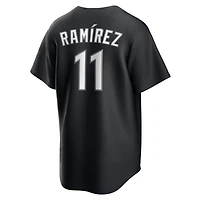 Men's Nike José Ramírez Black Cleveland Guardians  Replica Player Jersey