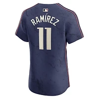 Men's Nike José Ramírez Navy Cleveland Guardians City Connect Elite Jersey