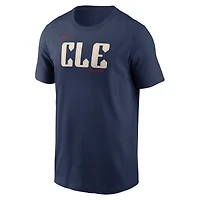 Men's Nike Jose Ramirez Navy Cleveland Guardians Fuse City Connect Name & Number T-Shirt
