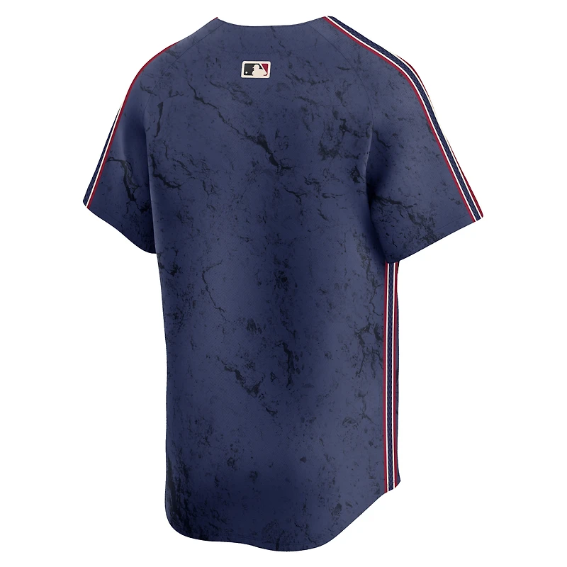 Maillot Nike bleu marine Cleveland Guardians 2024 City Connect Limited pour homme