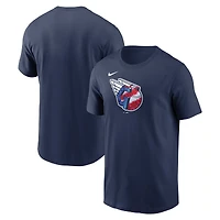 T-shirt Nike bleu marine Cleveland Guardians Americana pour homme