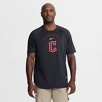 Men's Nike Navy Cleveland Guardians Authentic Collection Batting Practice Pre-Game Raglan Dri-FIT Top