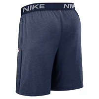 Short Nike bleu marine Cleveland Guardians Authentic Collection City Connect Performance Knit pour homme