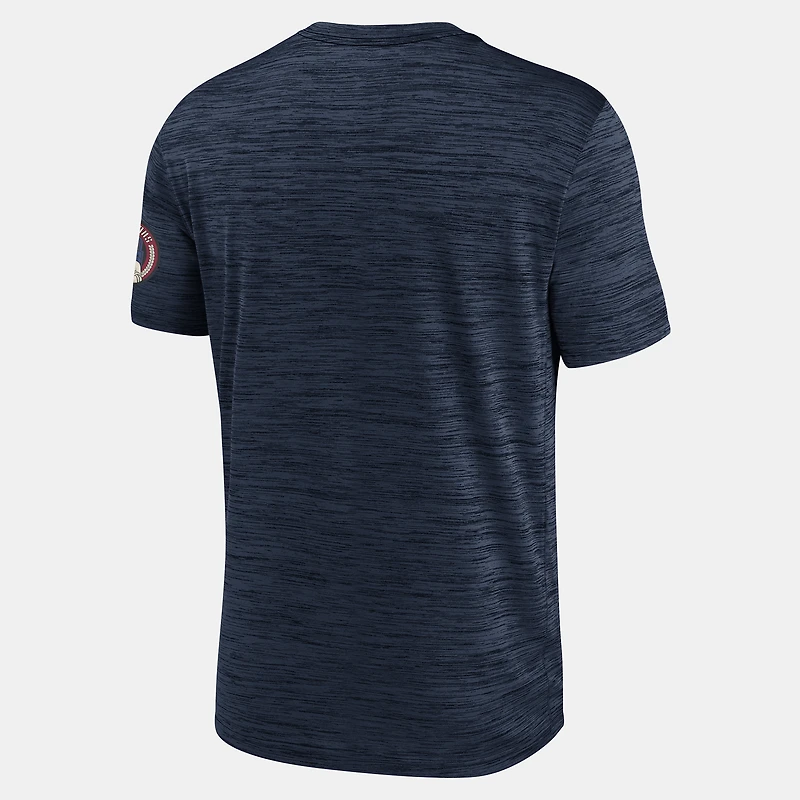 Men's Nike Navy Cleveland Guardians Authentic Collection City Connect Velocity Dri-FIT T-Shirt