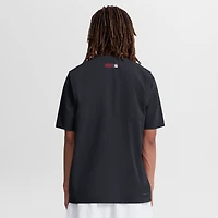 Coupe-vent Nike Cleveland Guardians Authentic Collection bleu marine pour homme, Dri-FIT à quart de zip