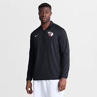 Men's Nike Navy Cleveland Guardians Authentic Collection Dri-FIT Raglan Half-Zip Pullover
