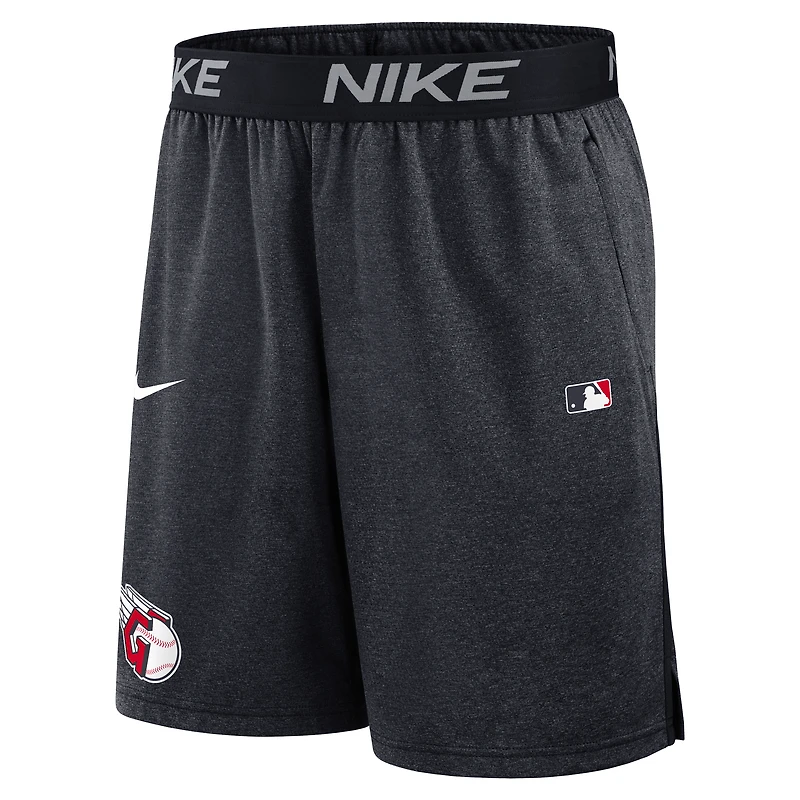 Short en tricot Nike bleu marine Cleveland Guardians Authentic Collection Performance pour homme
